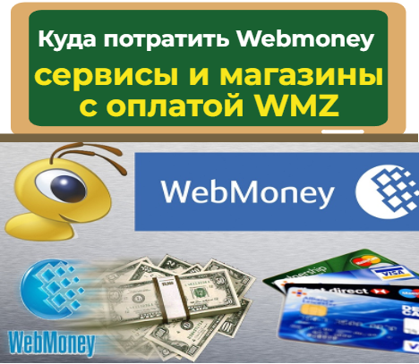 на что потратить Webmoney WMZ