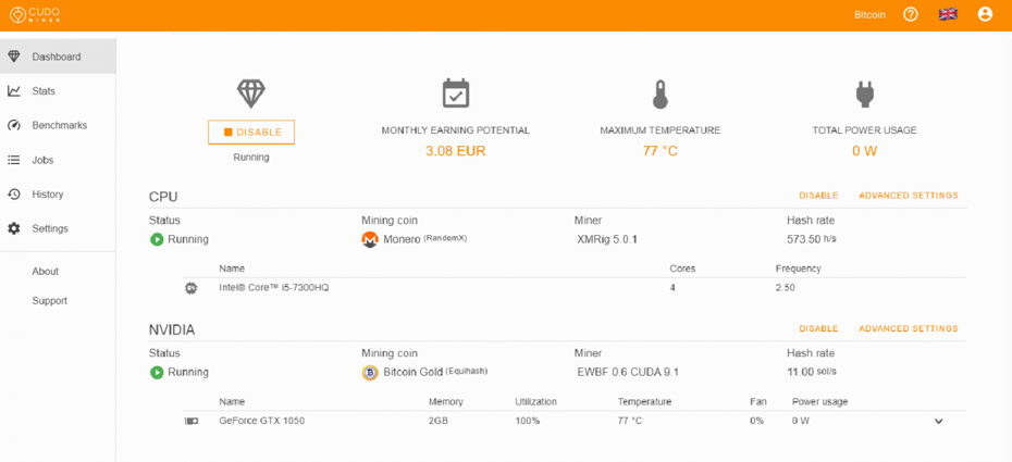 Cudominer майнинг dogecoin на видеокарте