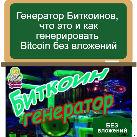 генератор Биткоинов