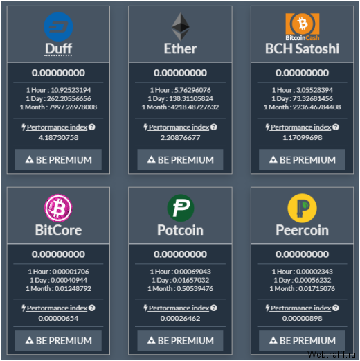 CryptoMiningGame обзор - мультивалютный кран