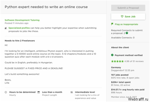 Как работать на Upwork