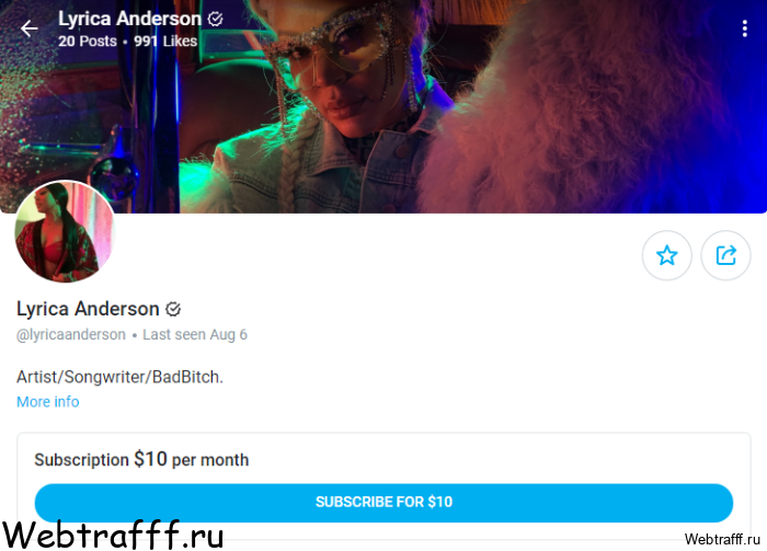 Lyrica anderson onlyfans