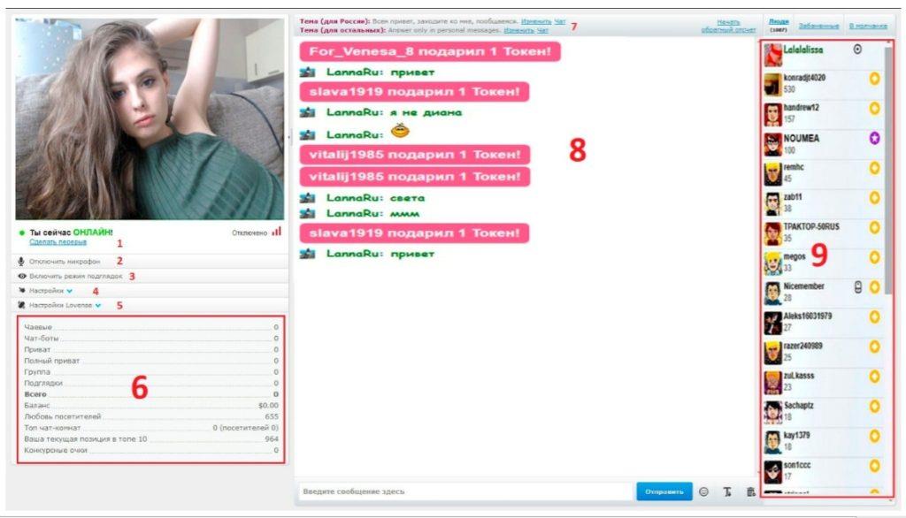 токены bongacams