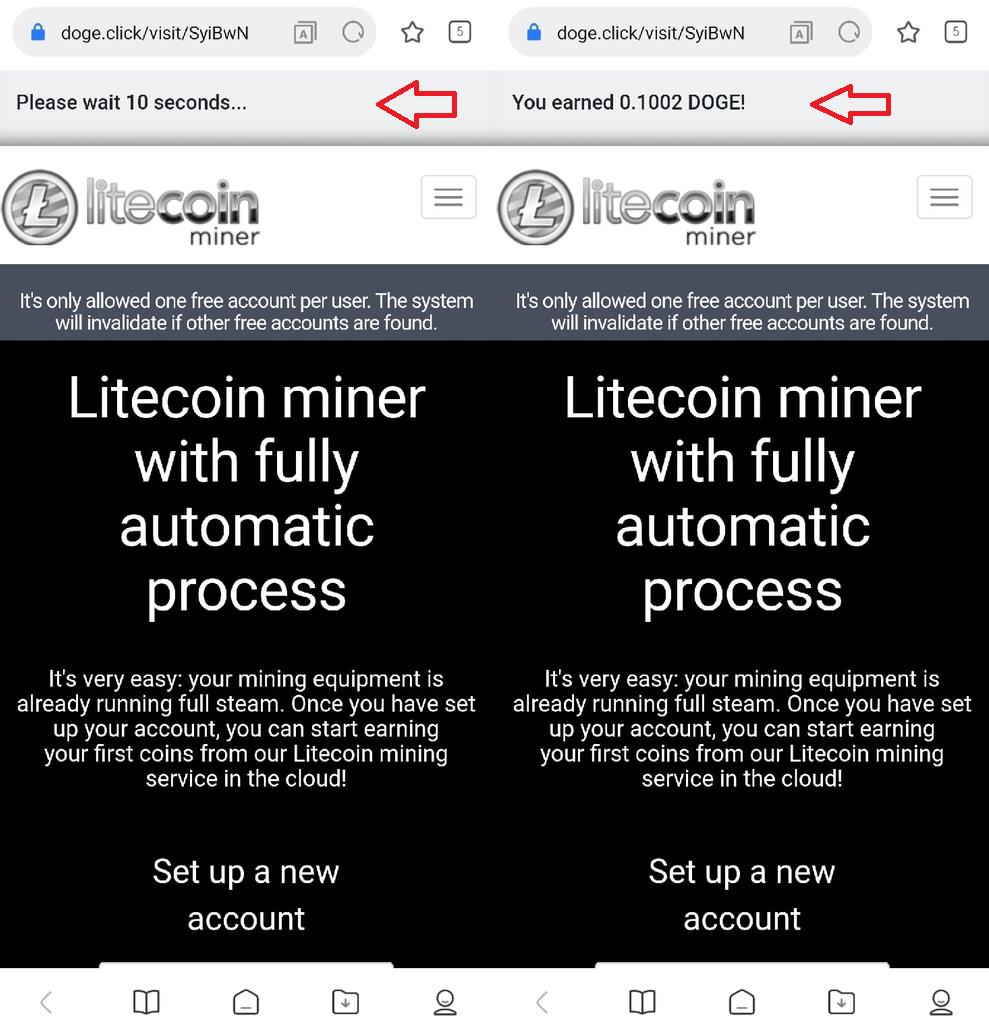 Заработок Догикоинов в Телеграме с DOGE Click Bot