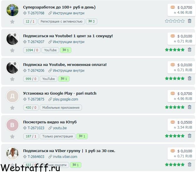 заработок на простых заданиях