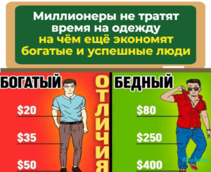 Миллионеры не тратят время на одежду